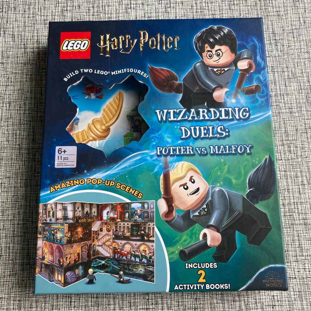 LEGO Harry Potter Wizarding Duels Potter vs Malfoy Pop Up Scenes Barely Used